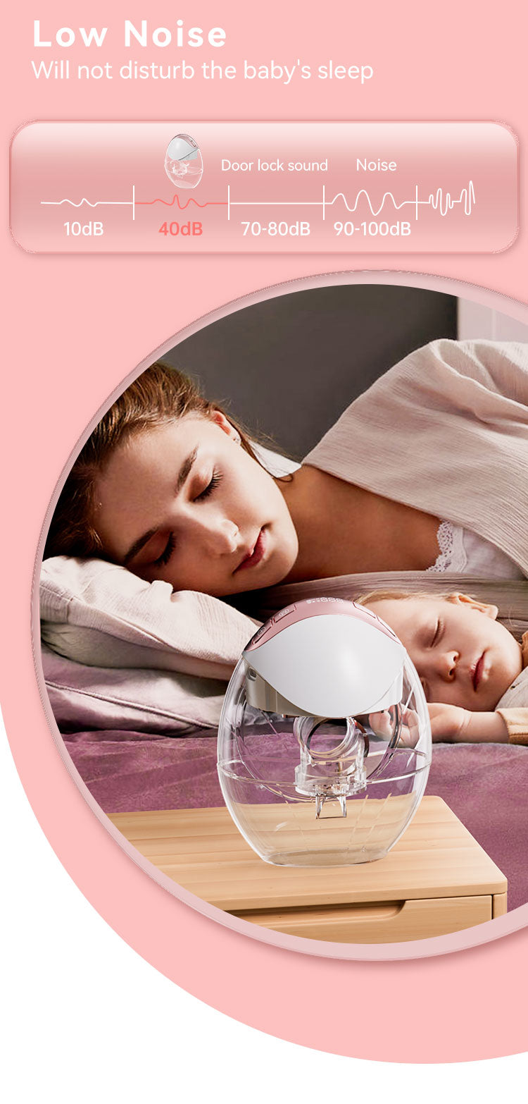 12-Level Wireless Smart Breast Pump – Portable, Hands-Free & Wearable