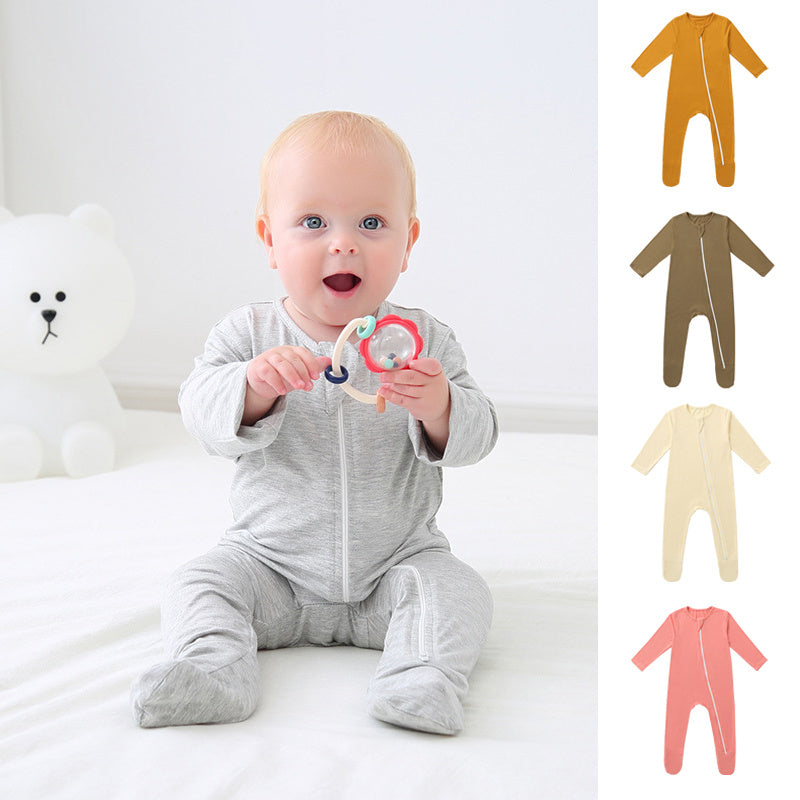 Breathable Baby Bamboo Fiber Romper