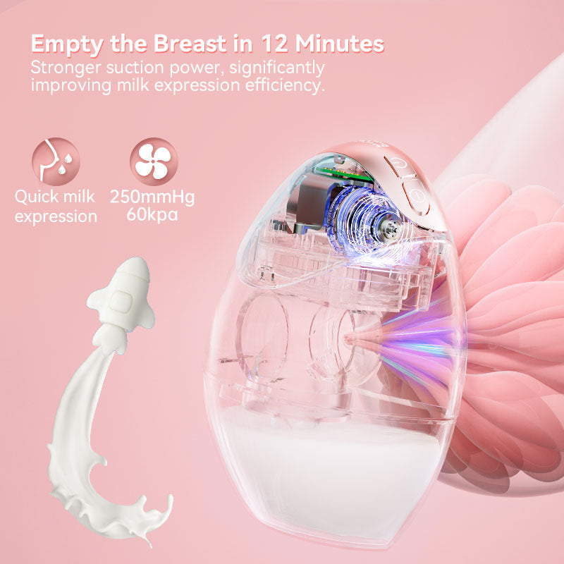 Hands-Free Wireless Silicone Breast Pump – BPA-Free Wearable Electric Pump
