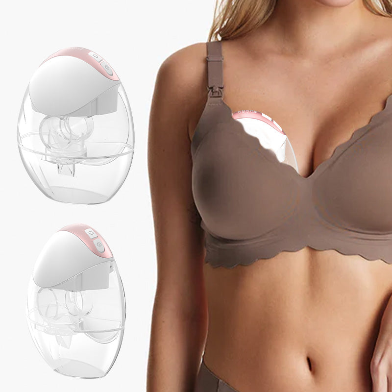 Hands-Free Wireless Silicone Breast Pump – BPA-Free Wearable Electric Pump