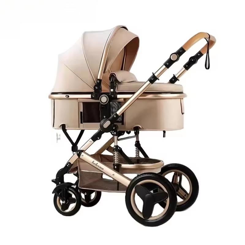 2-in-1 Baby Stroller – Lightweight, Foldable & 4-Wheel Design