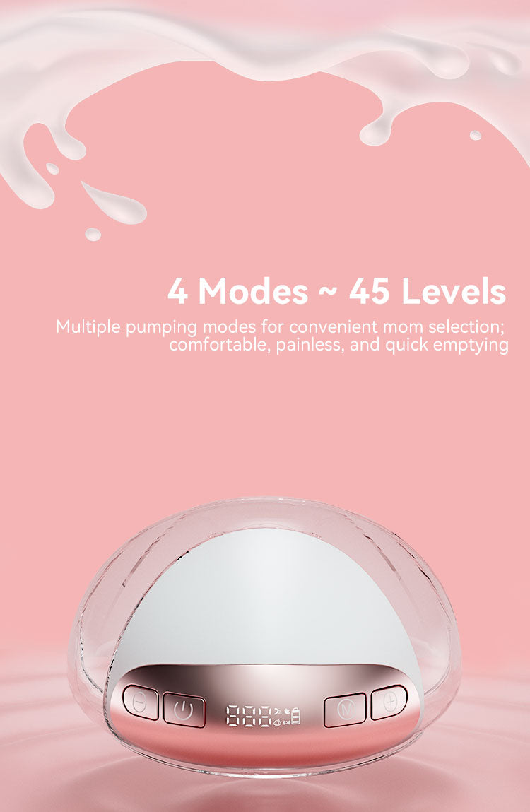 Hands-Free Wireless Silicone Breast Pump – BPA-Free Wearable Electric Pump
