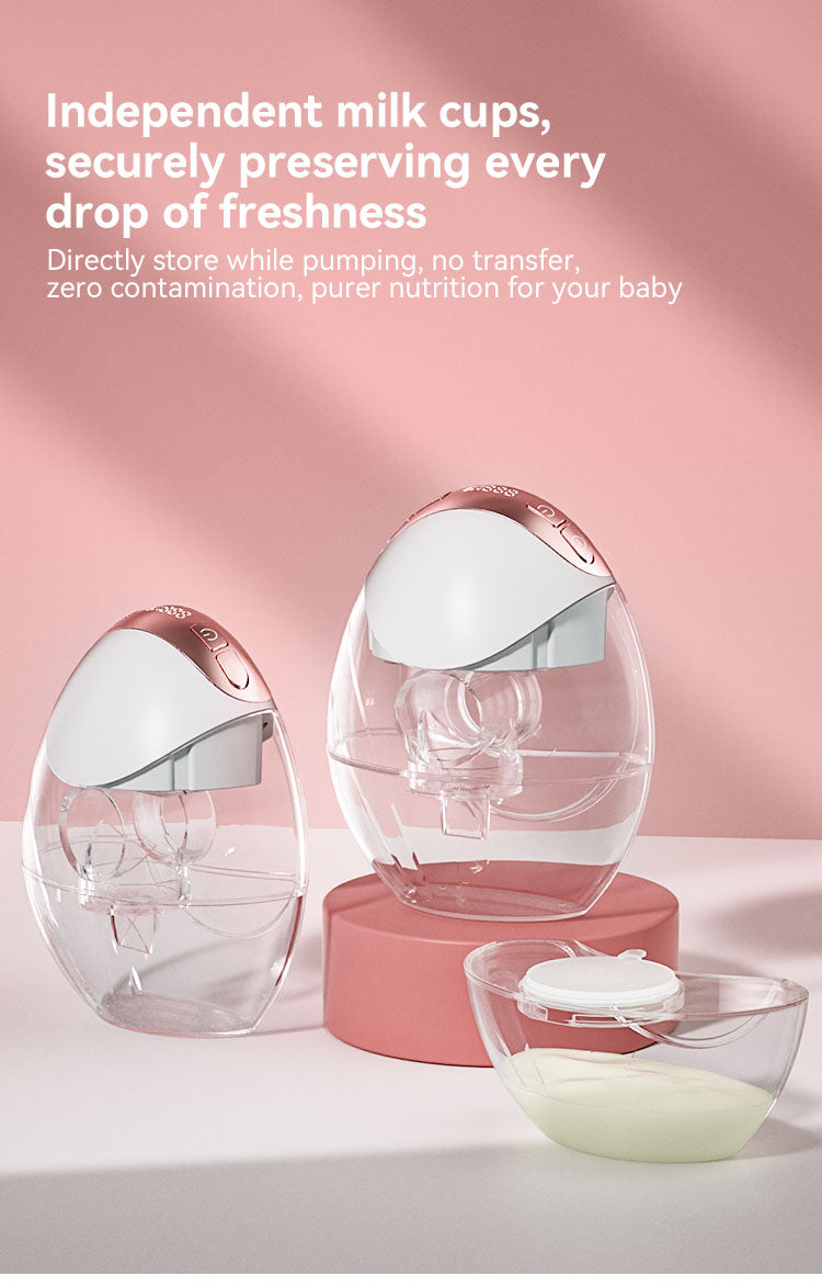 12-Level Wireless Smart Breast Pump – Portable, Hands-Free & Wearable