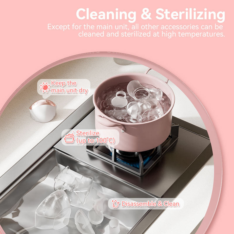 12-Level Wireless Smart Breast Pump – Portable, Hands-Free & Wearable