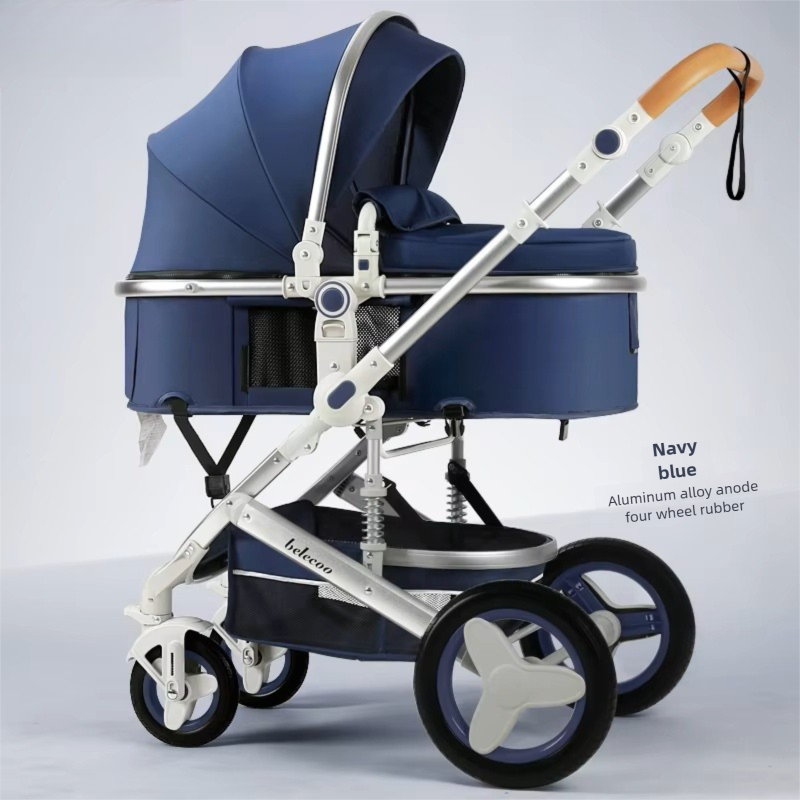 2-in-1 Baby Stroller – Lightweight, Foldable & 4-Wheel Design